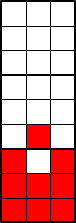 １面の揃え方３－１（ルービックキューブ平面図）