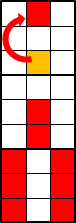 １面の揃え方３－３（ルービックキューブ平面図）